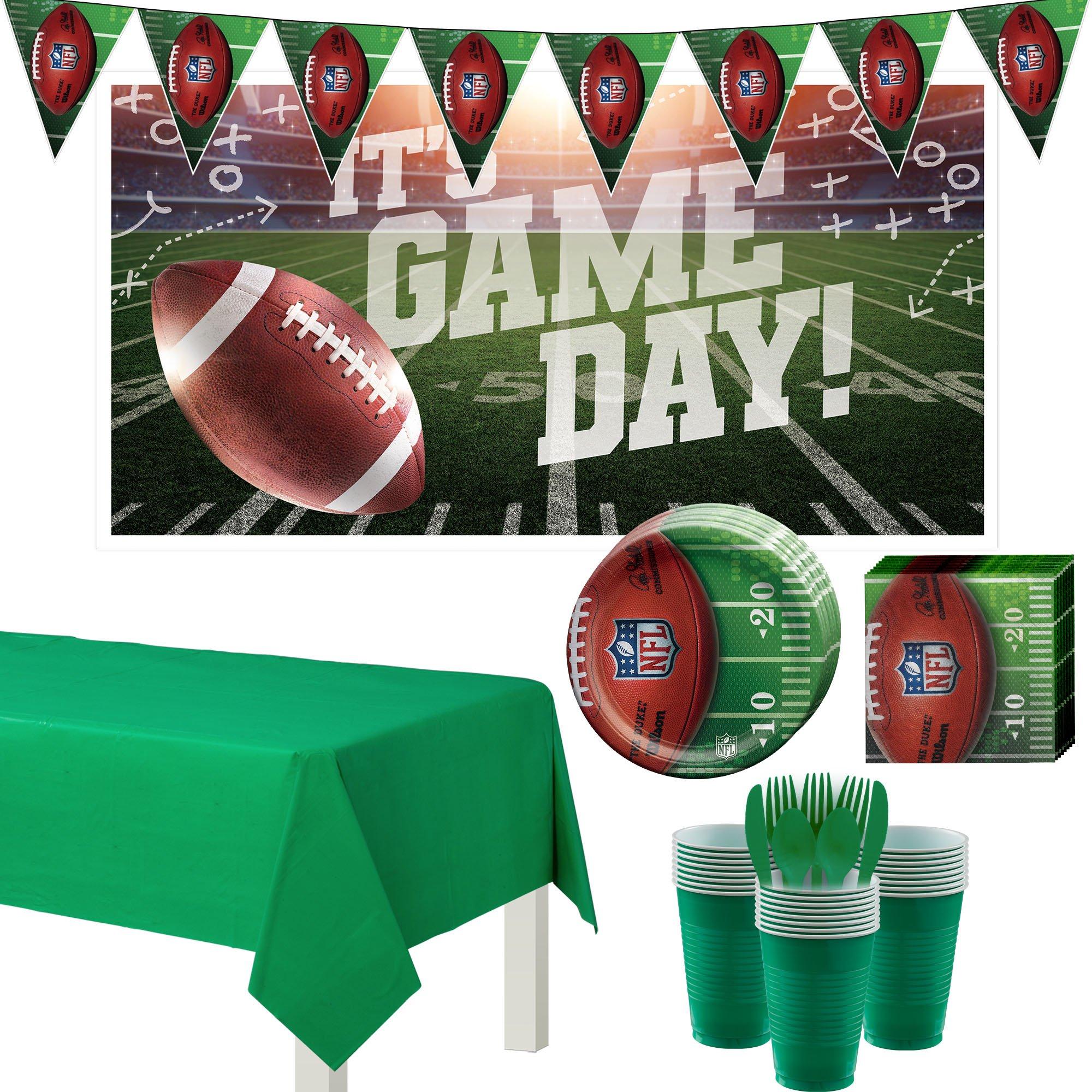 Silver Logo NFL Drive Party Supplies Pack